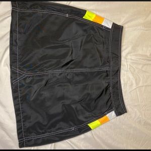 Mini windbreaker skirt